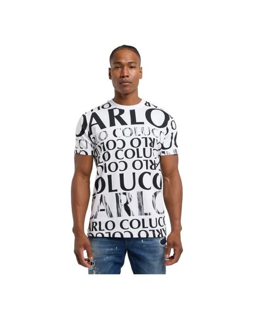 carlo colucci White T-Shirts for men