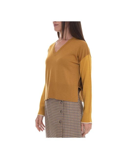 Pennyblack Brown V-Neck Knitwear