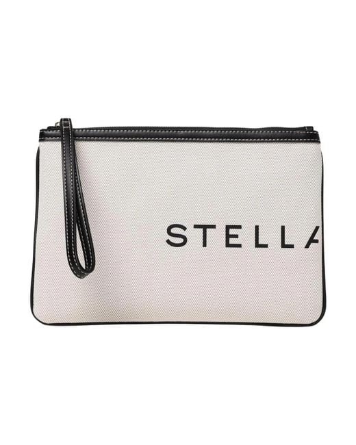 Clutches Stella McCartney de color Metallic