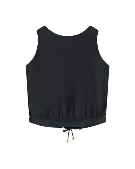Loewe Black Sleeveless Tops