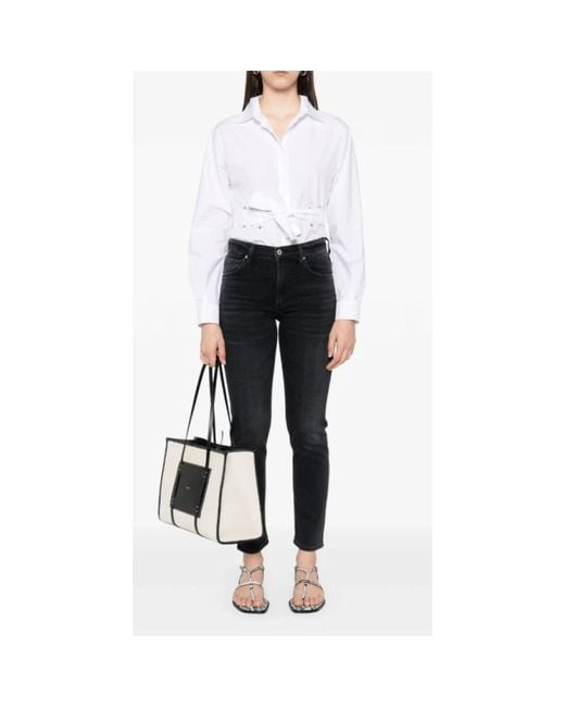 Citizens of Humanity Black Straight Fit Jeans