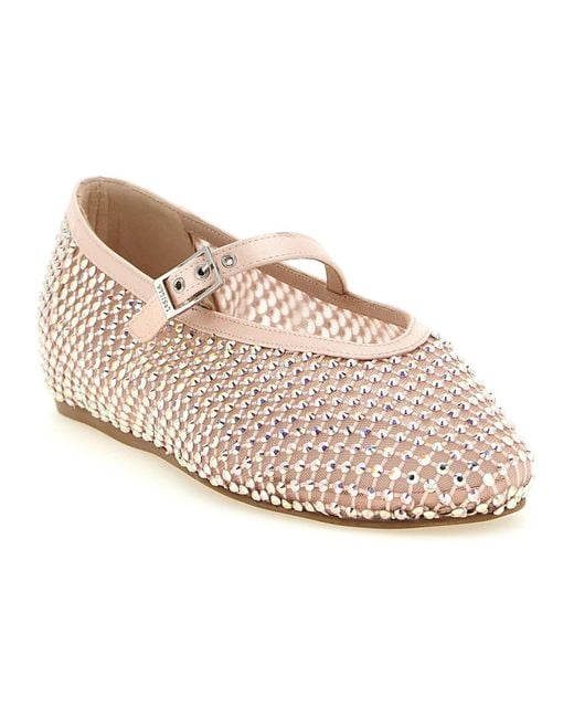 Le Silla Pink Ballerina Shoes