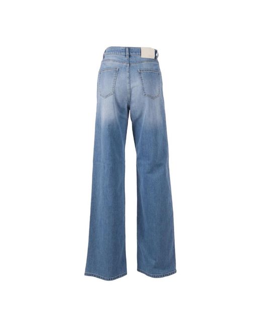 Fay Blue Wide Jeans