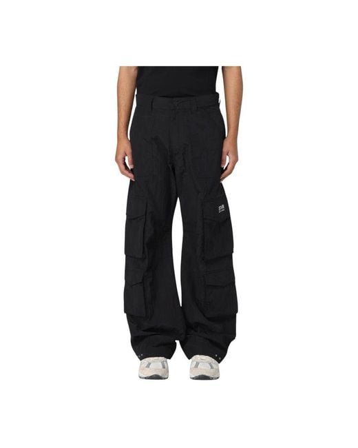 Wide Trousers Golden Goose Deluxe Brand pour homme en coloris Black
