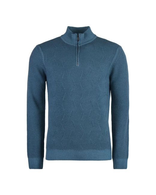 Moorer Blue Turtlenecks for men
