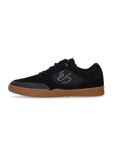 'es Fitns ,Zwart ,Zwarte Skate Schoenen Met Vetersluiting in het Black voor heren