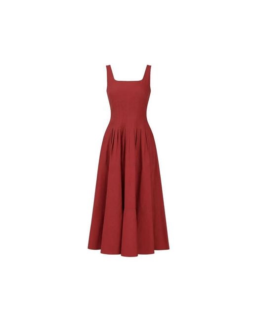 Max Mara Red Midi Dresses