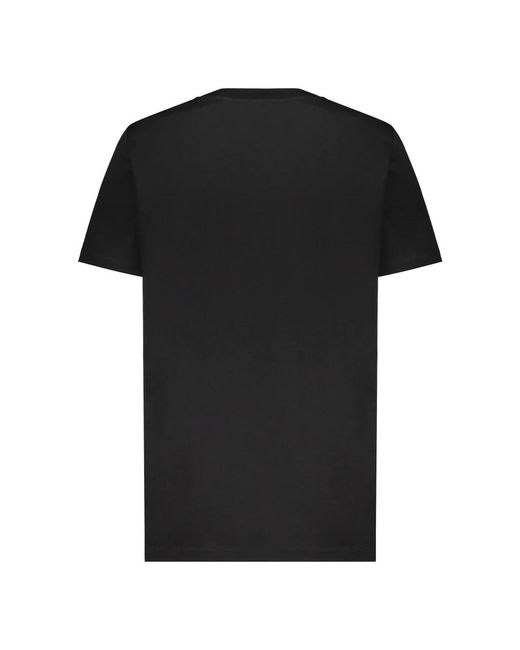 Balmain Tops ,Zwart ,Katoen Cotton T-Shirt in het Black