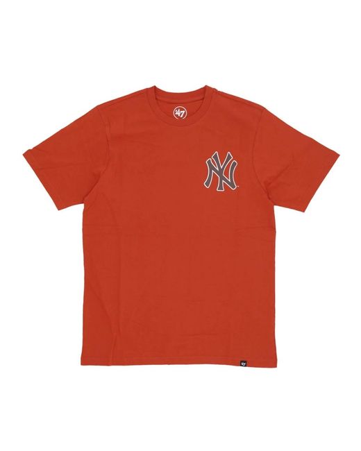 '47 Mlb Backer Echo Tee Neyyan Clay in het Red voor heren