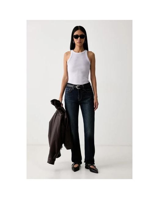Straight Jeans Levi's de color Black