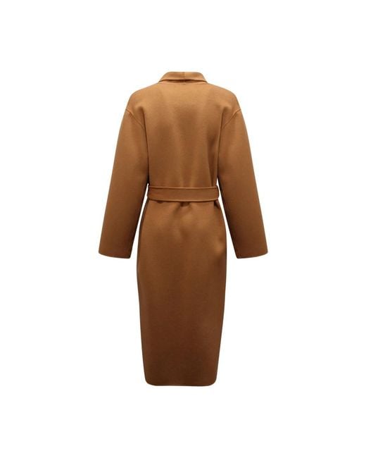EMMA & GAIA Brown Belted Coats