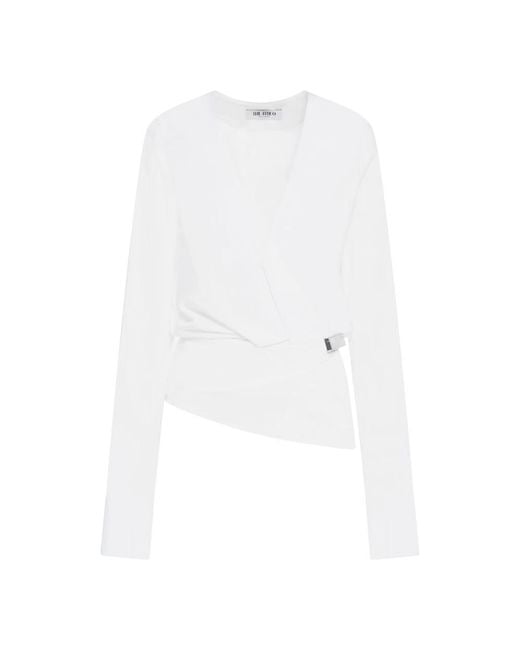 The Attico White Blouses