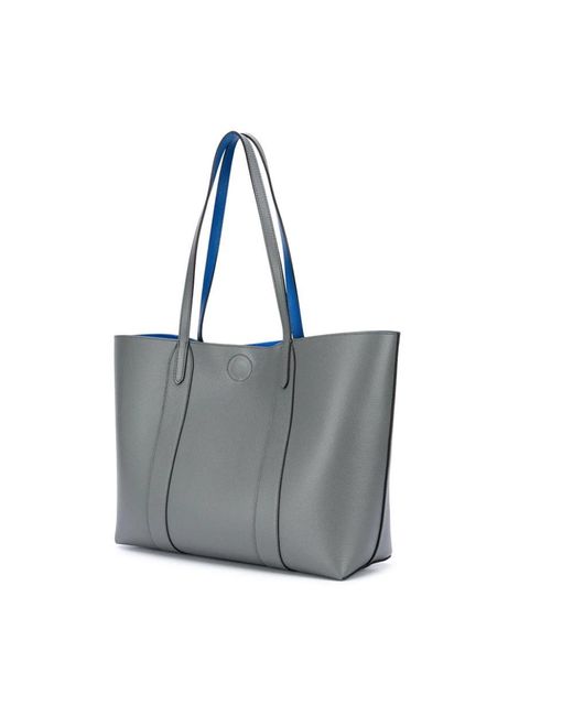 Mulberry Gray Bayswater tote charcoal leder tasche