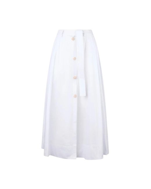 Liu Jo White Midi Skirts