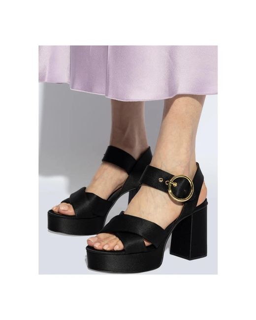 See By Chloé Black High Heel Sandals