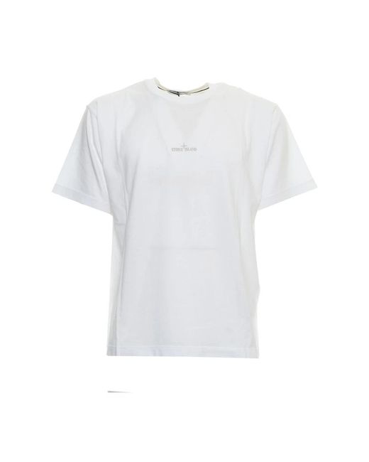 Stone Island Weiße t-shirts & polos für männer in White für Herren