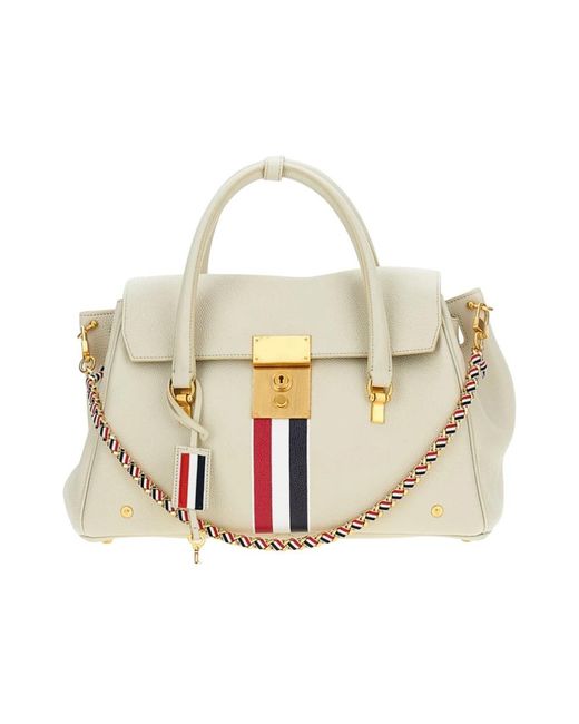 Thom Browne Metallic Handbags