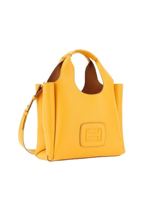 Hogan Yellow Tote Bags