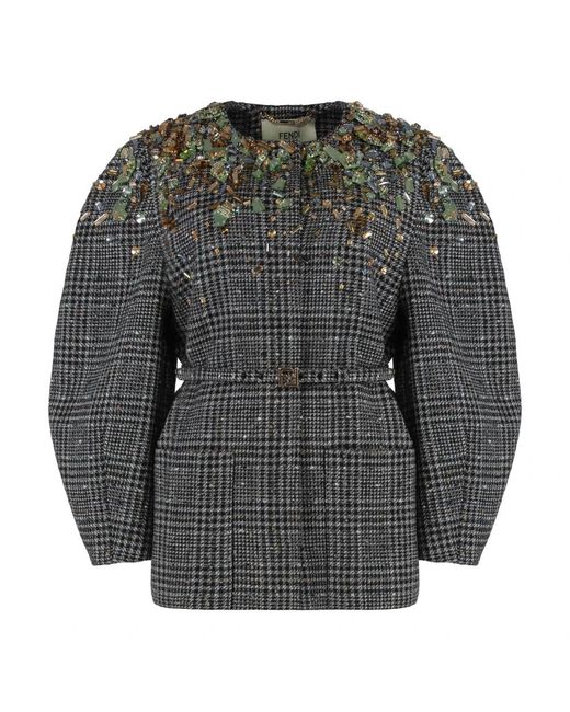 Fendi Blouson in het Gray