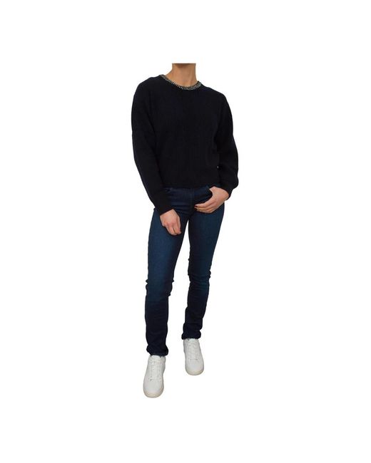 Liu Jo Blue Round-Neck Knitwear