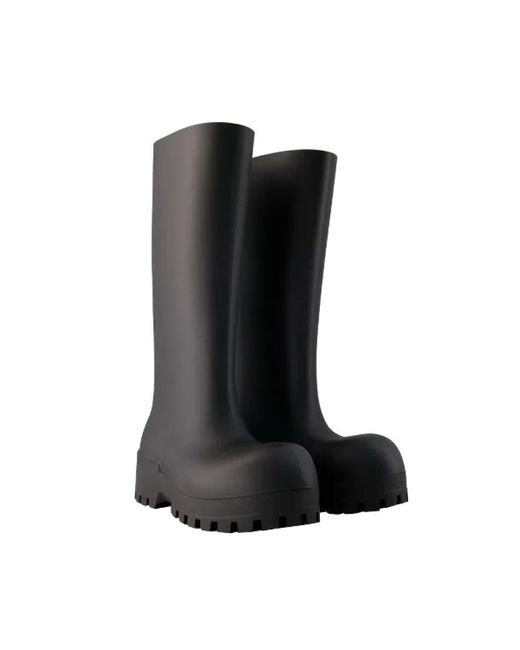 Balenciaga Black Rain Boots