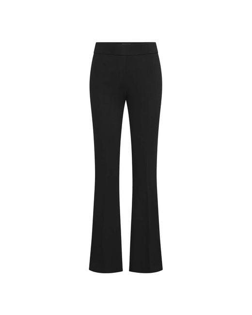 Seductive Bordeaux Pull-On Jersey Broek in het Black