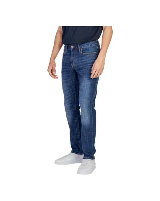 ARMANI EXCHANGE Blue Slim Fit Jeans for men