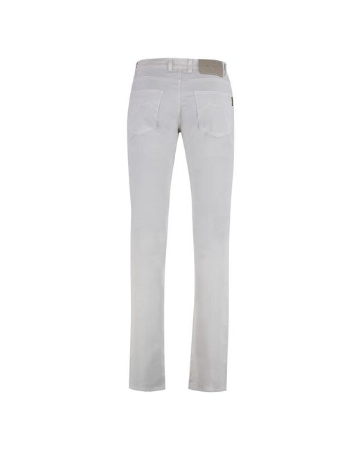 Moorer Gray Chinos for men