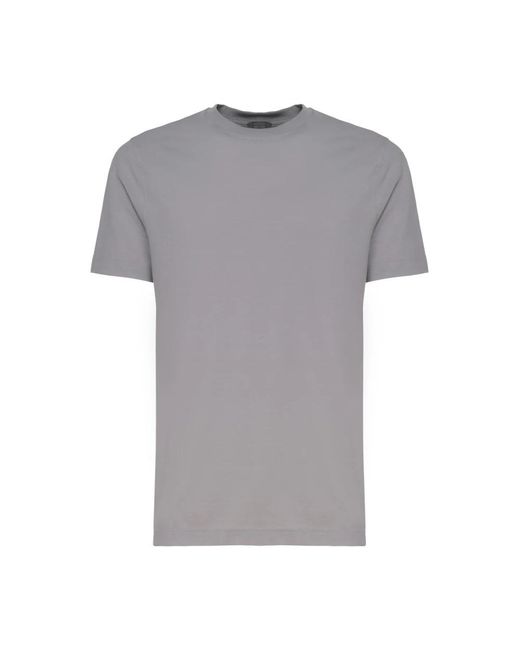 Zanone Gray T-Shirts for men