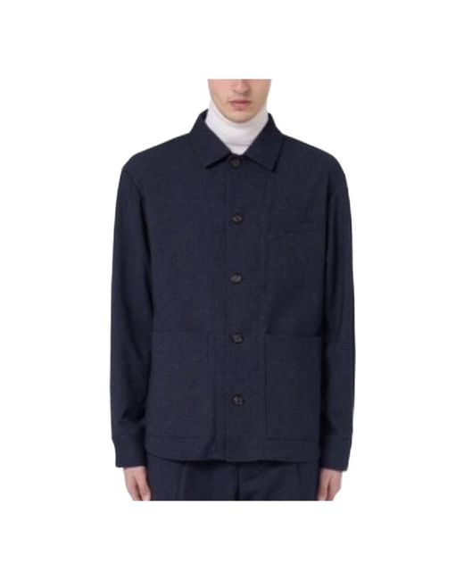 Paolo Pecora Blue Light Jackets for men