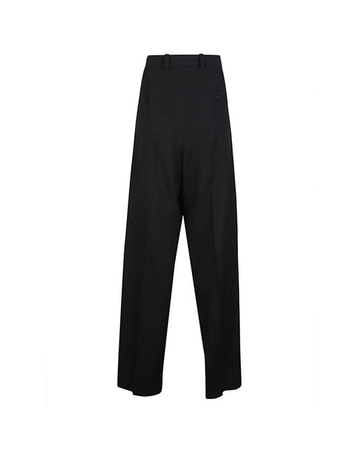 Balenciaga Black Wide Trousers for men
