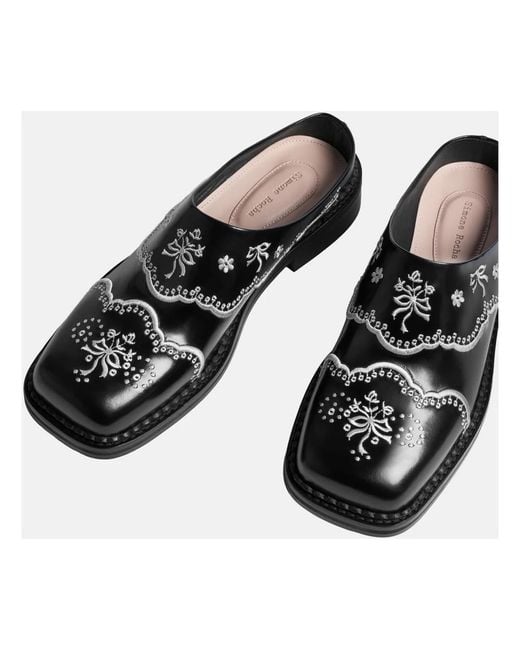 Simone Rocha Black Mules
