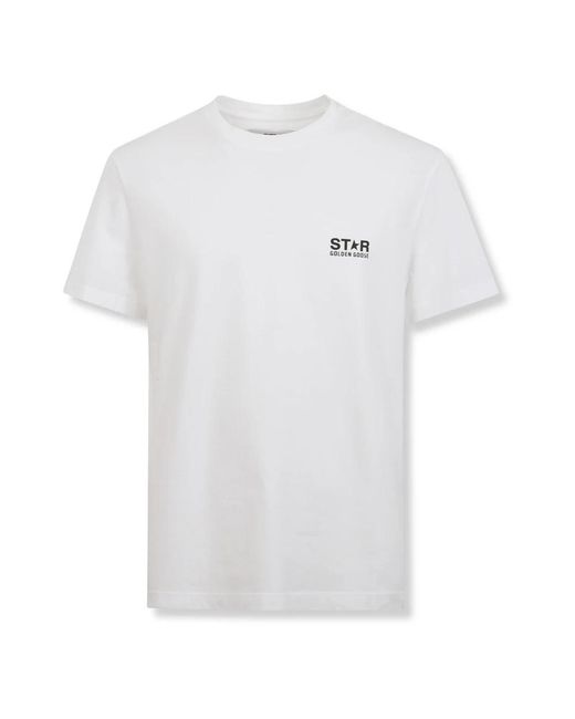 Golden Goose Deluxe Brand White T-Shirts for men