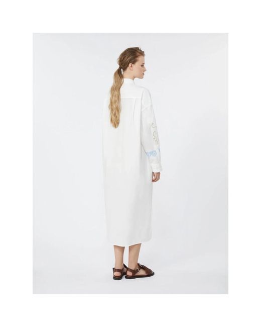Weekend by Maxmara White Shirt Dresses