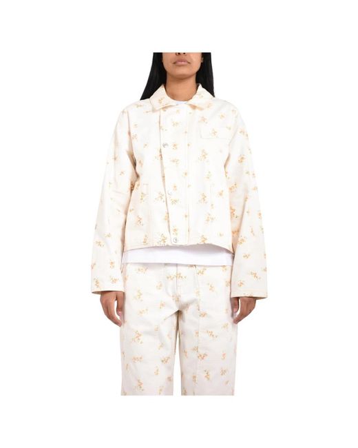 MSGM Jassen ,Wit ,Katoen Winterjassen in het White