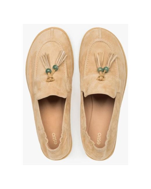 ESTRO Natural Loafers