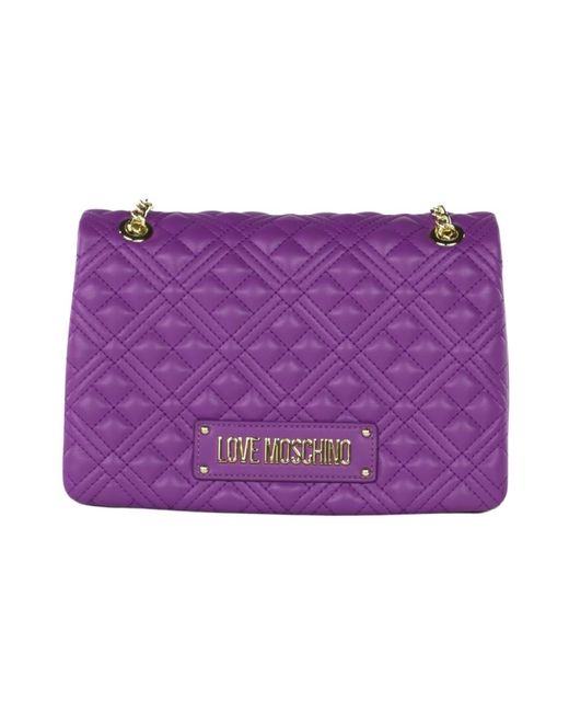 Love Moschino Purple Shoulder Bags