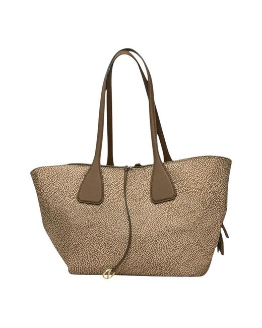Borbonese Brown Shopping Bags