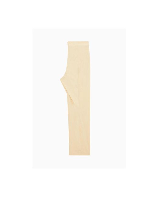 Patrizia Pepe Natural Baumwoll Zigarettenhose