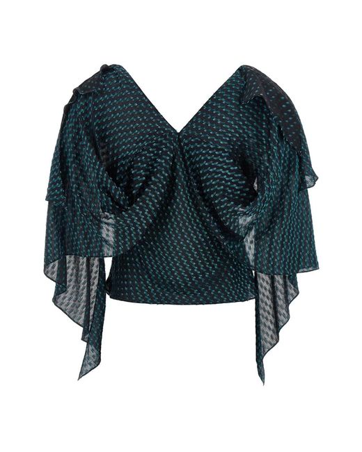 Kiko Kostadinov Plexus Blouse in het Blue