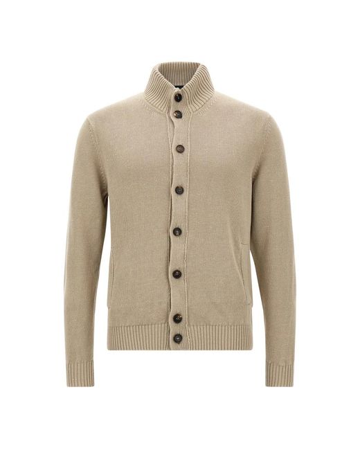 Zanone Natural Cardigans for men