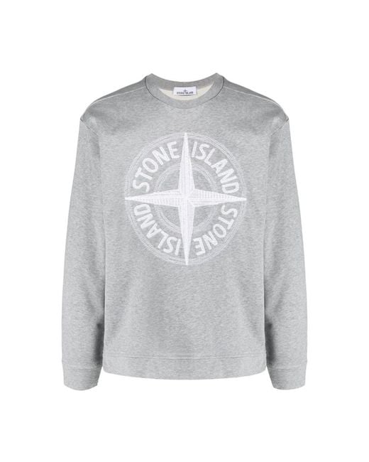 Stone Island Gray Sweatshirts for men