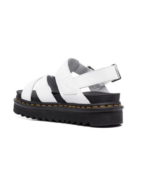 Dr. Martens Black Flat Sandals