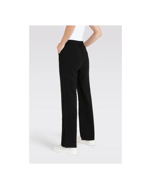 M·a·c Black Straight Trousers