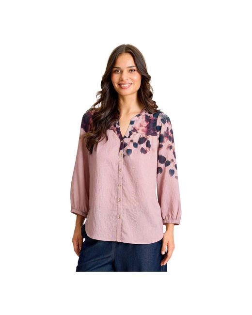 iN FRONT Blouse in het Pink