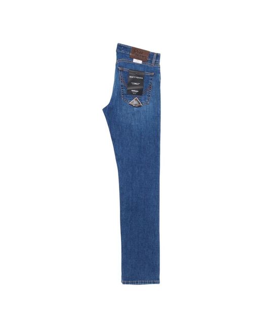 Roy Rogers Blue Straight Jeans for men
