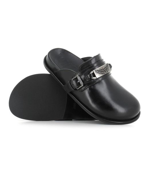 Zadig & Voltaire Black Mules