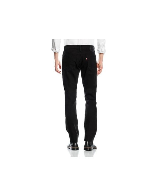 Levi's Slim Fit Jeans in het Black voor heren