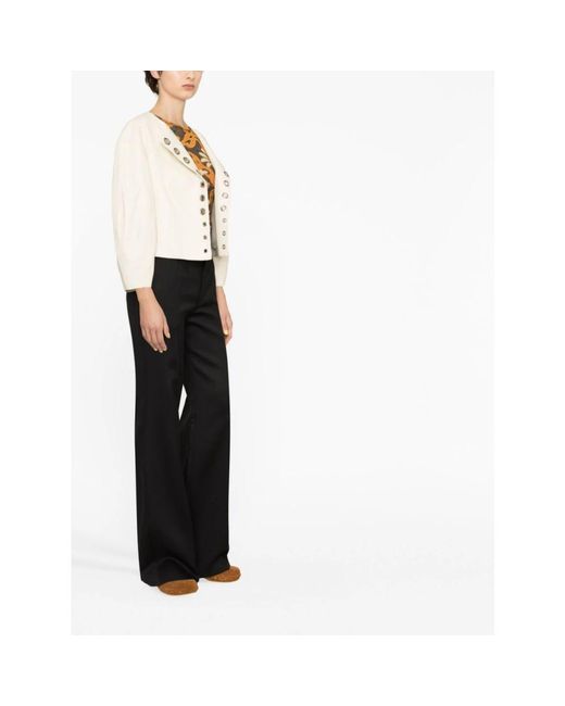 Chloé Flared Broek in het Black
