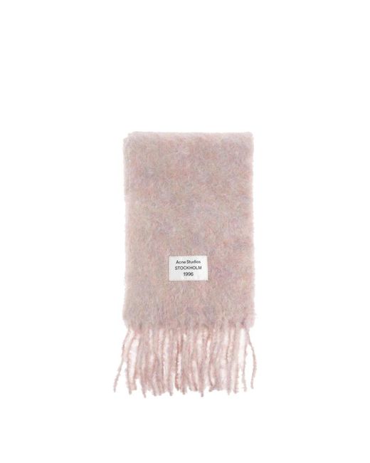 Acne Winter Scarves in het Pink